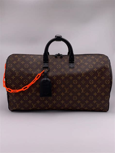 louis vuitton keepall virgil|louis vuitton keepall monogram.